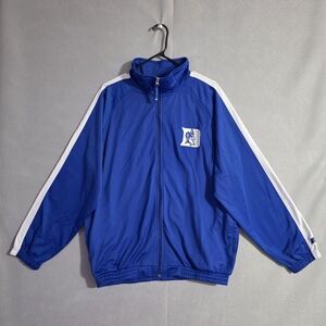 VTG Russell Athletic Duke University Blue Devils Full Zip Warmup Jacket Size XL
